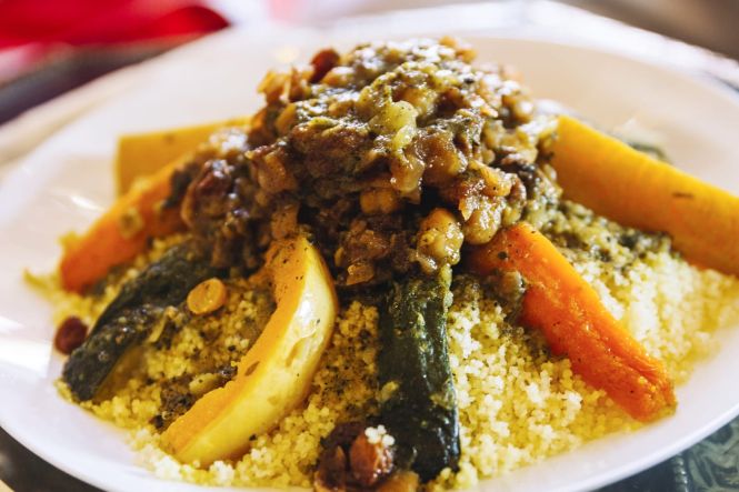 Tunisian couscous, a traditional Tunisian dish. Image by freepik, from Freepik