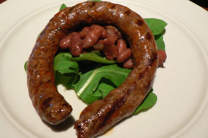 Tunisian merguez, a traditional Tunisian dish. Image by stu_spivack. Licence CCBY-SA 2.0. Cropped from original