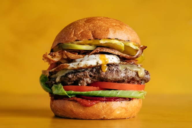 Classic Kiwi burger. Photo from Burger Burger website: https://burgerburger.co.nz/