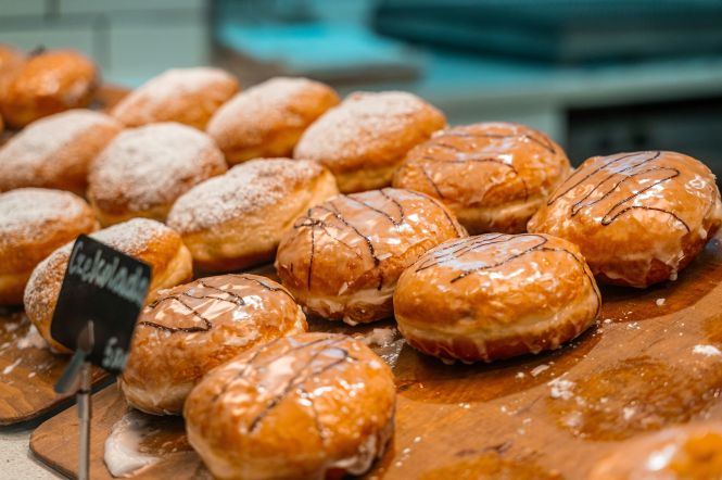 Donuts from a Polish local bakery in Łódź. Photo by Karol Chomka from Unsplash