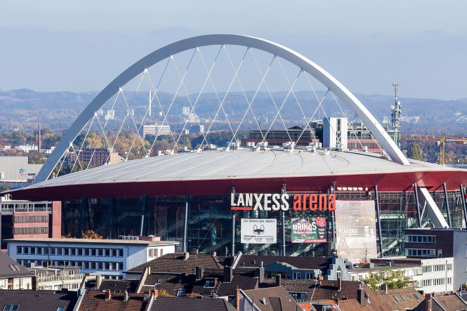 The Lanxess Arena, Cologne. © Raimond Spekking / CC BY-SA 4.0 (via Wikimedia Commons)