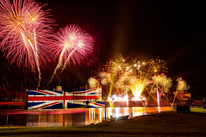 Bonfire Night. Photo from the official website of Leeds Castle