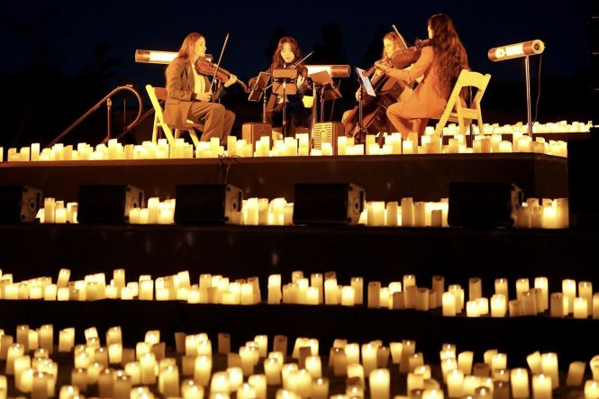 Candlelight concert. Photo from https://www.facebook.com/feverup