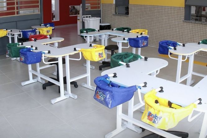 Cadeiras de bebê em São Paulo. Foto: https://www.facebook.com/governosp