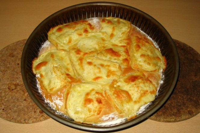 Tarte au maroilles. Photo par Antoine, recadr&eacute;e. Licence : CC BY-SA 3.0