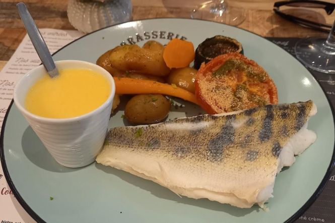Poisson au beurre blanc du Bistro des Enfants Nantais.
