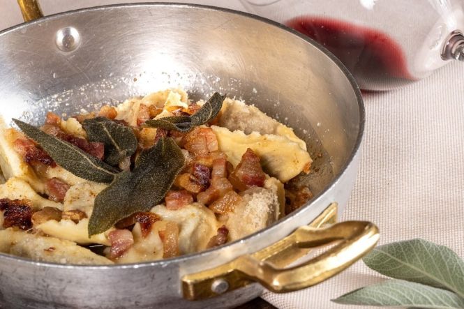 Casoncelli alla bergamasca. Photo from https://www.facebook.com/profile.php?id=61574989170102#