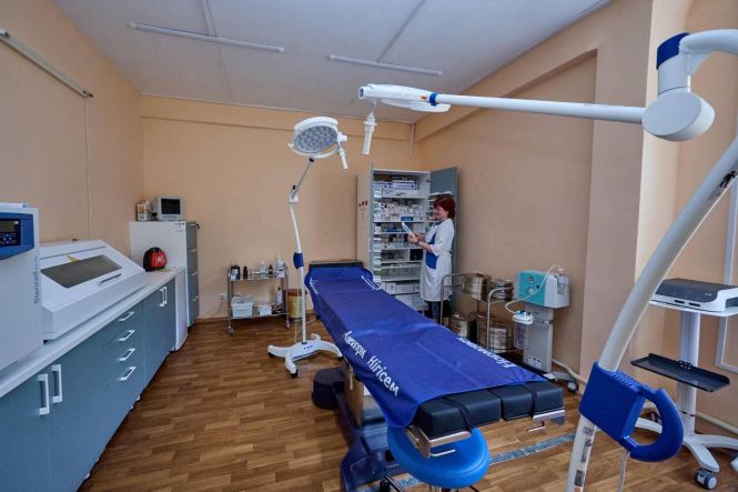 A hospital room. Photo from https://www.facebook.com/CzechMFA