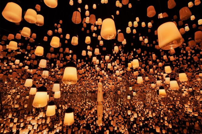 チームラボバイオボルテックス京都。画像提供：teamlab.art/e/kyoto